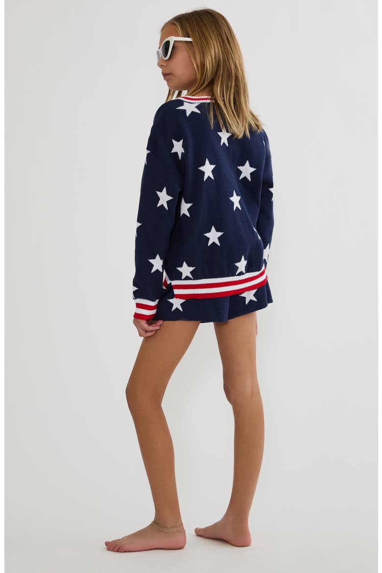 Kids' Little Balboa Shorts, Alternate, color, TWILIGHT STARS