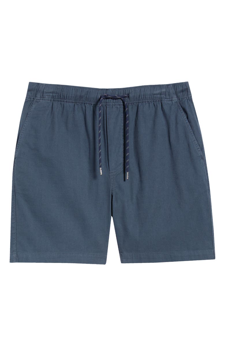 Faherty Essential Stretch Cotton Drawstring Shorts, Alternate, color, Blue Nights