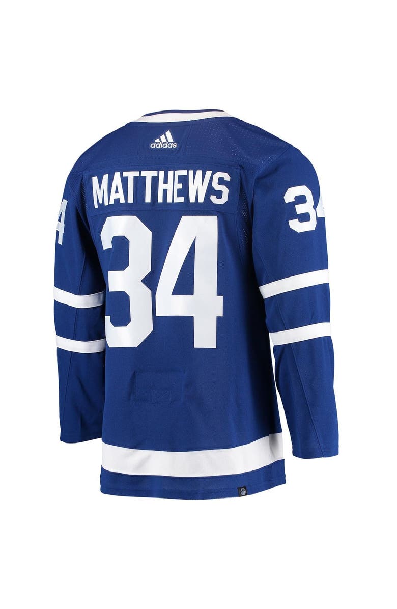 adidas Men's adidas Auston Matthews Blue Toronto Maple Leafs Home Primegreen Authentic Player Jersey, Alternate, color,