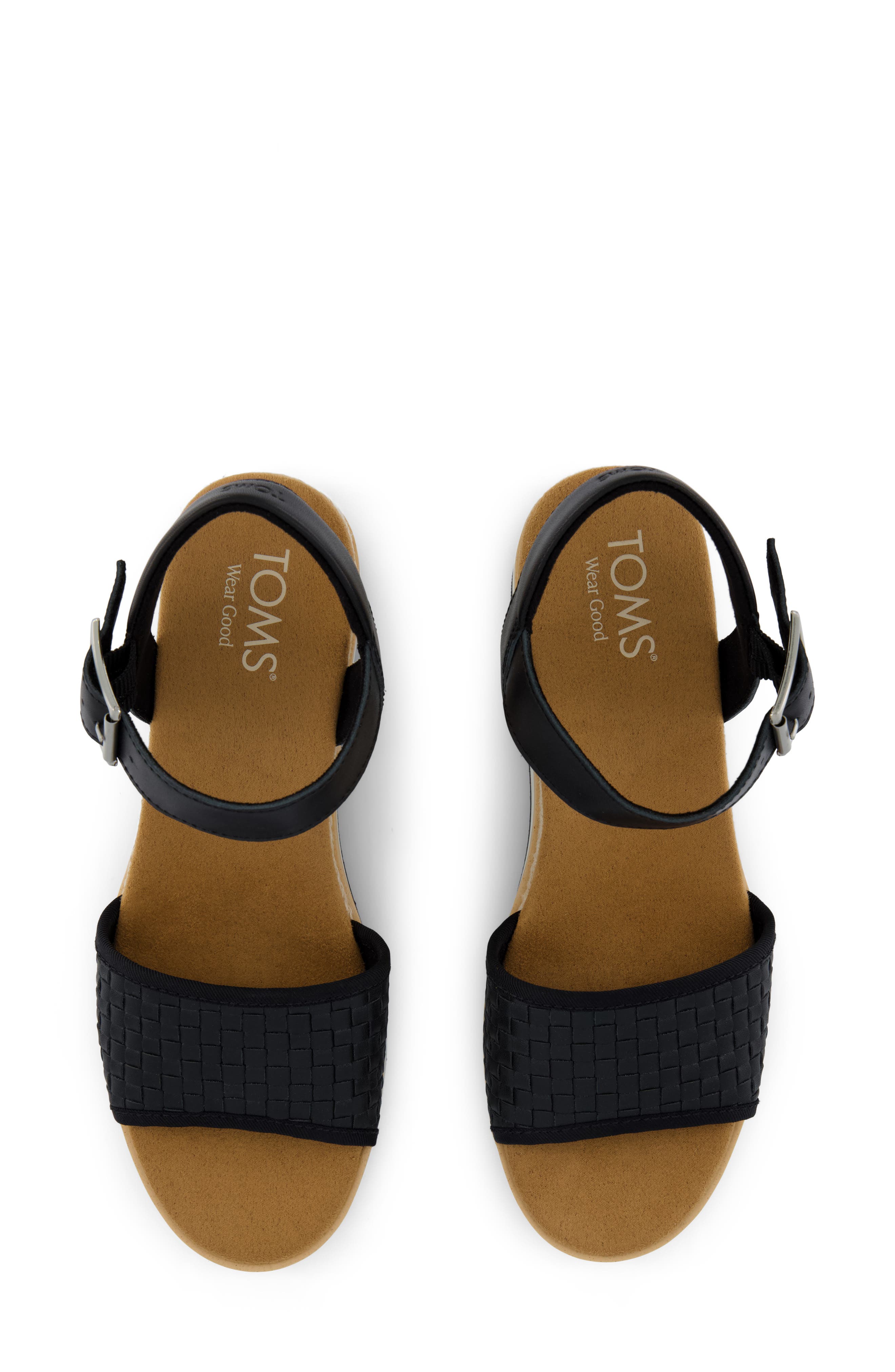 TOMS Diana Platform Wedge Sandal, Alternate, color, 