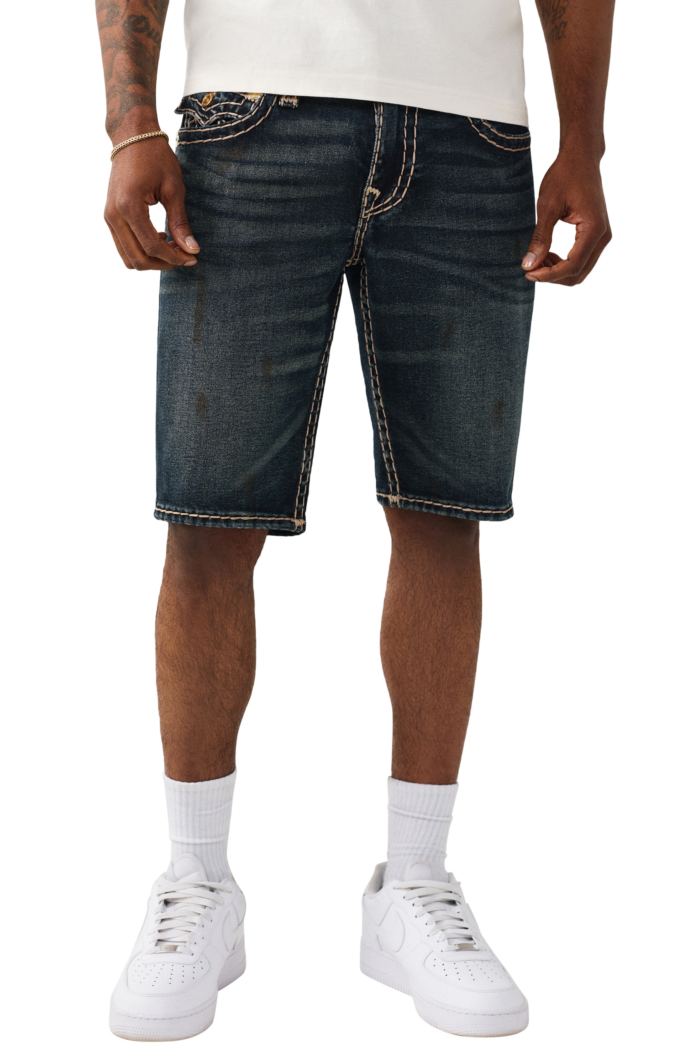 Ricky Straight Leg Denim Shorts
