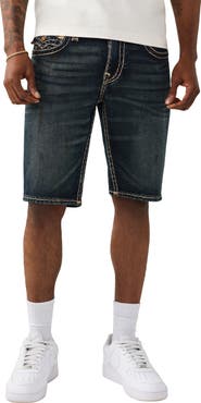 True Religion Ricky Straight Leg Denim Shorts