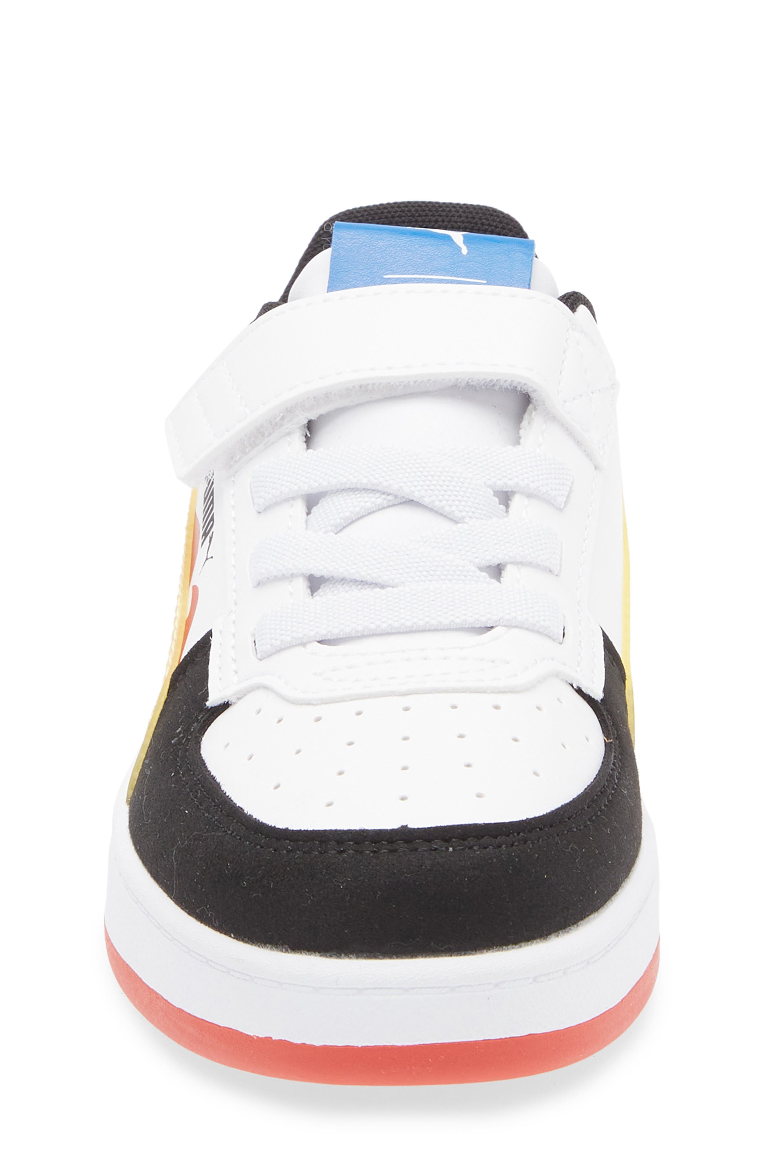 PUMA Kids' Caven 2.0 Hot Wheels Sneaker, Alternate, color, Puma Black/ Red Fire