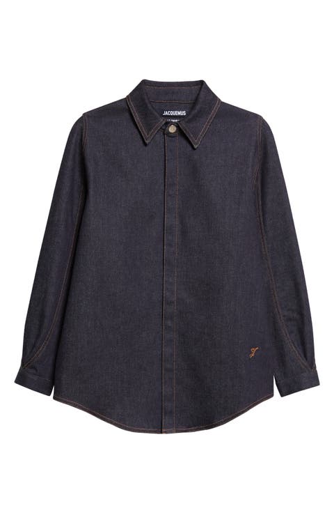 La Chemise Amelo de-Nîmes Denim Button-Up Shirt