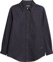 Jacquemus La Chemise Amelo de-Nîmes Denim Button-Up Shirt