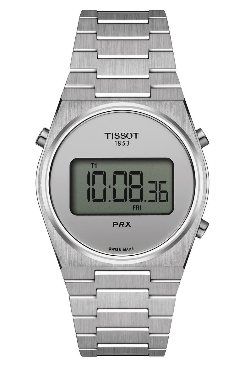 PRX Digital Bracelet Watch, 35mm, Main, color, GREY