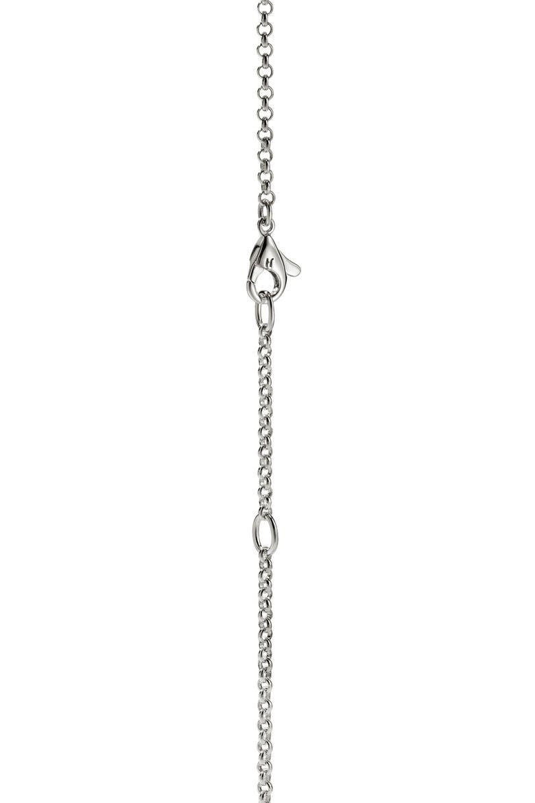 Surf Silver Pendant Necklace, Alternate, color, STERLING SILVER
