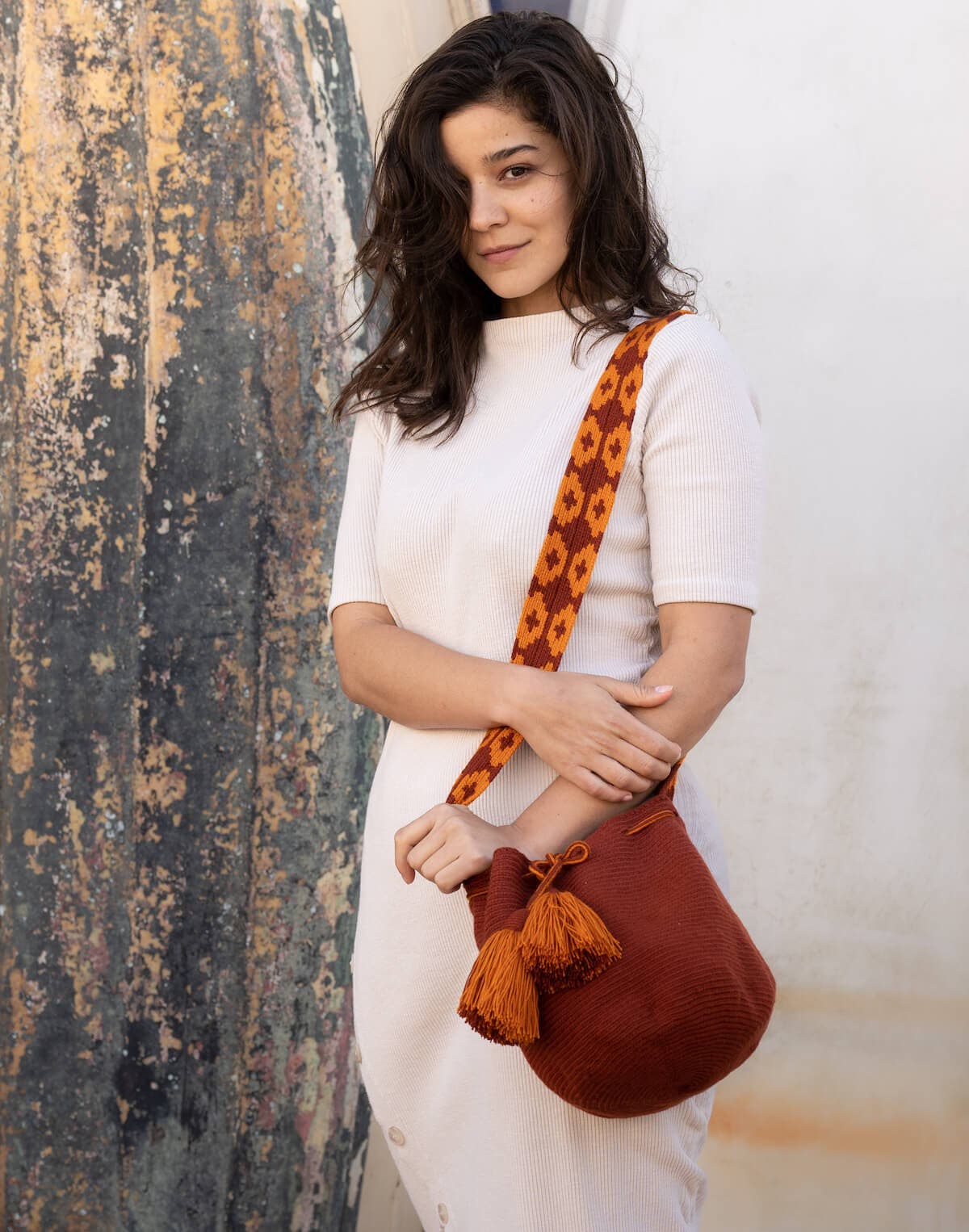 One Thread Collective Terracotta Bag, Alternate, color, Terracotta - Large
