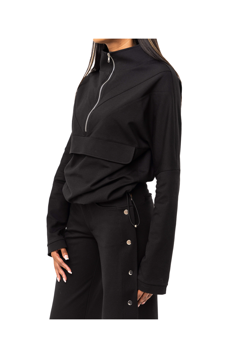 IZAYLA Sovana Pullover Jacket, Alternate, color, Black