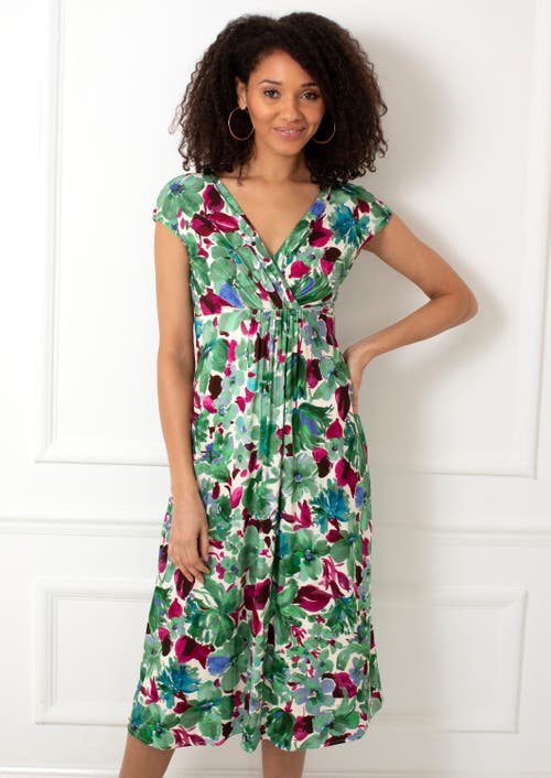 Alie Street London Sara Midi Dress In Green