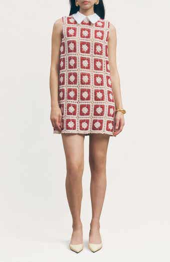 Sawyer Crochet Cotton Blend Minidress