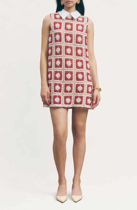 Sawyer Crochet Cotton Blend Minidress