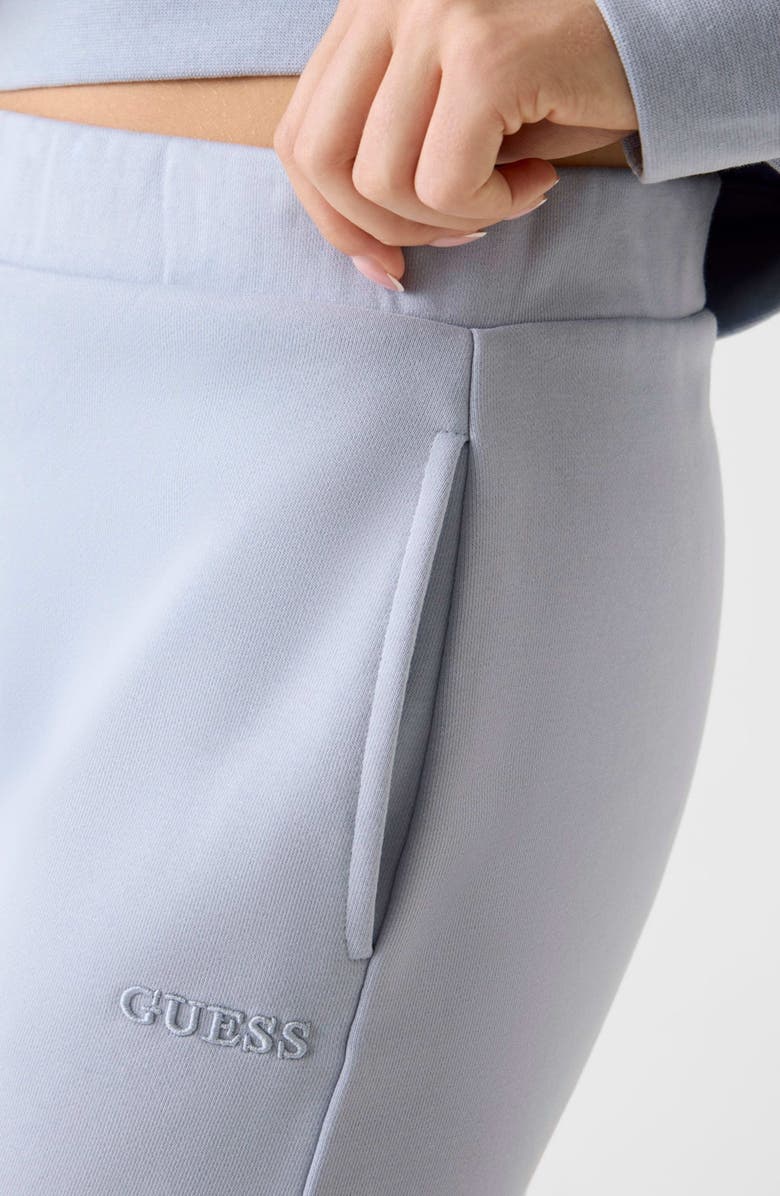 GUESS Yayoi Wide Leg Sweatpants, Alternate, color, Blue