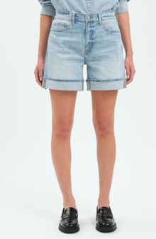 DAZE Easy Rider High Waist Relaxed Denim Shorts
