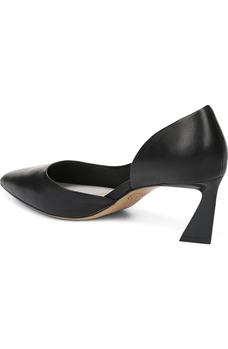 SARTO by Franco Sarto Tawny Pointed Toe Half d'Orsay Pump, Alternate, color, Black