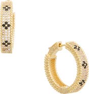 Juvell Cubic Zirconia Huggie Hoop Earrings