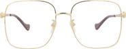 Gucci 58mm Square Optical Glasses