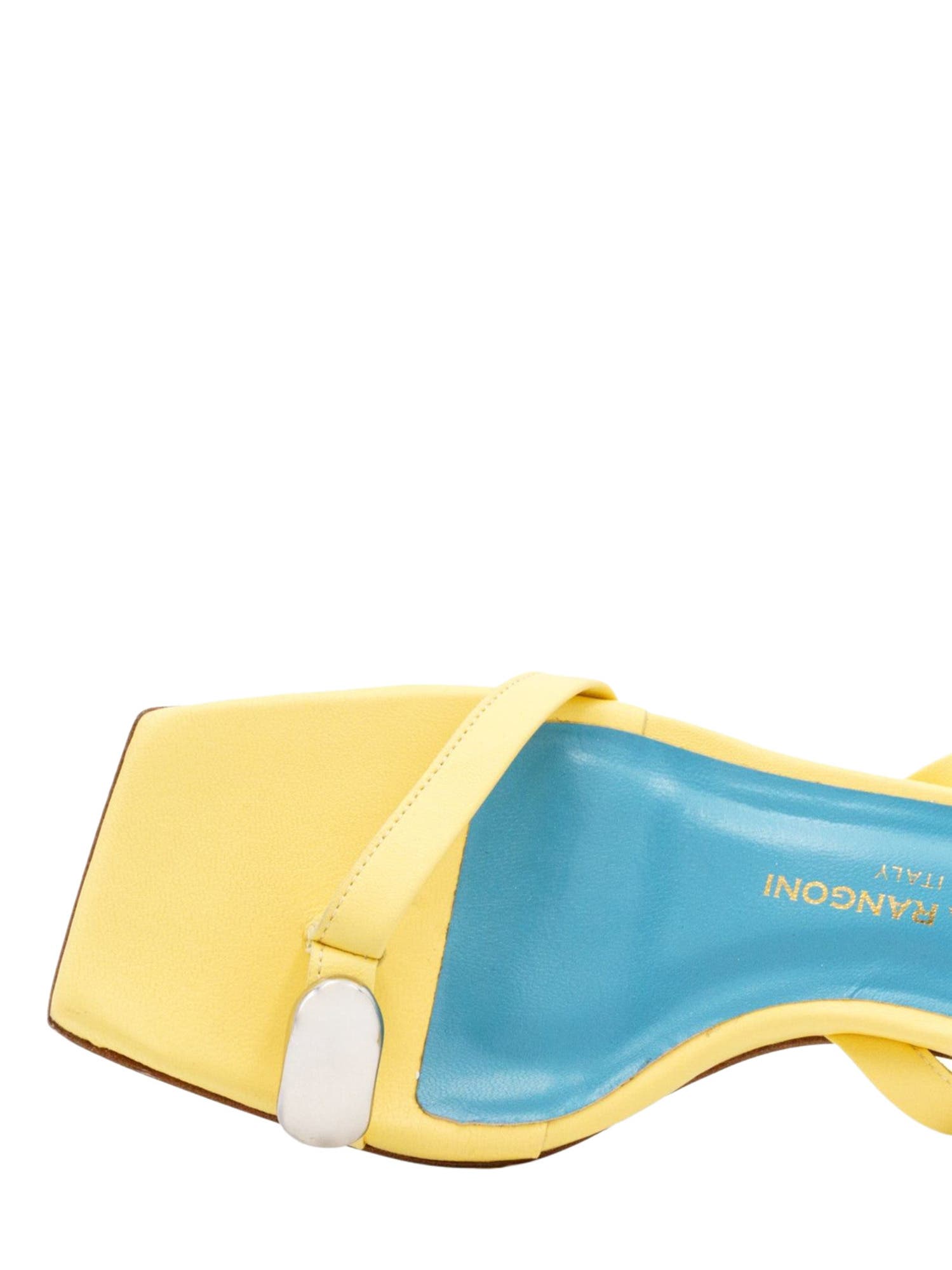 Valentina Rangoni Velia  Ankle Strap Sandal, Alternate, color, Canarino Parm