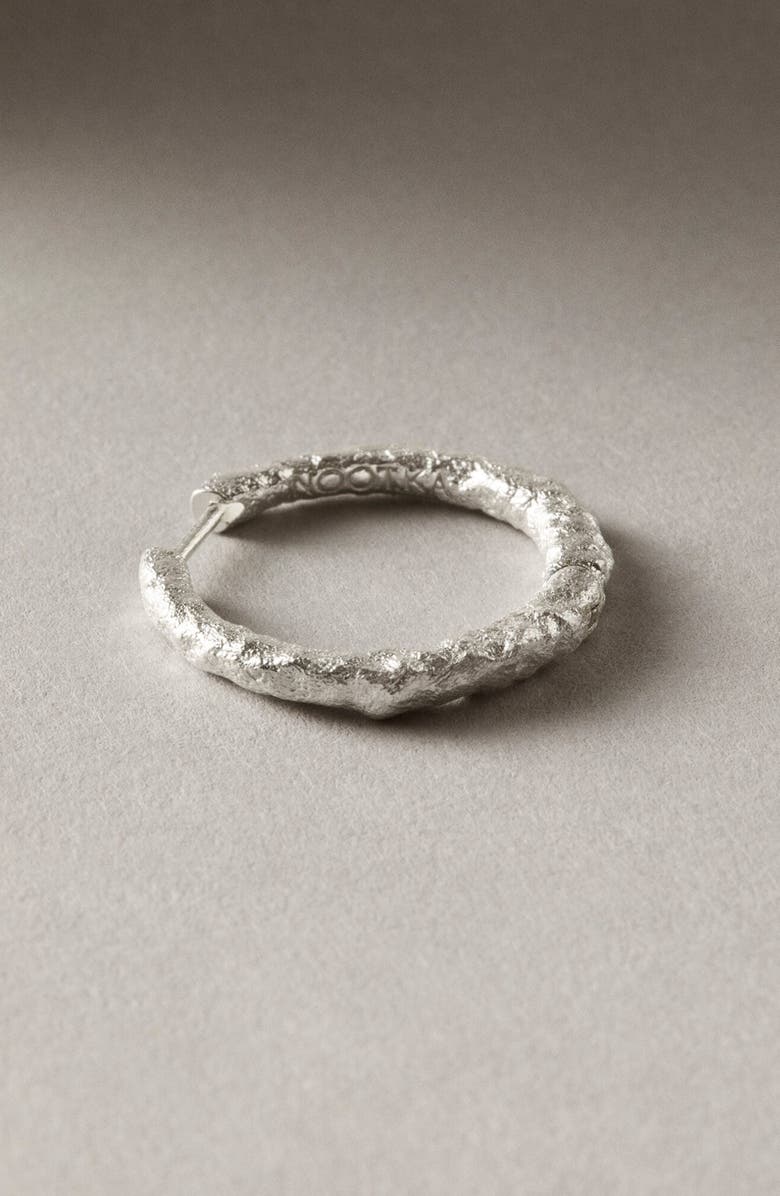 NOOTKA Big Hoop Silver, Alternate, color, Silver