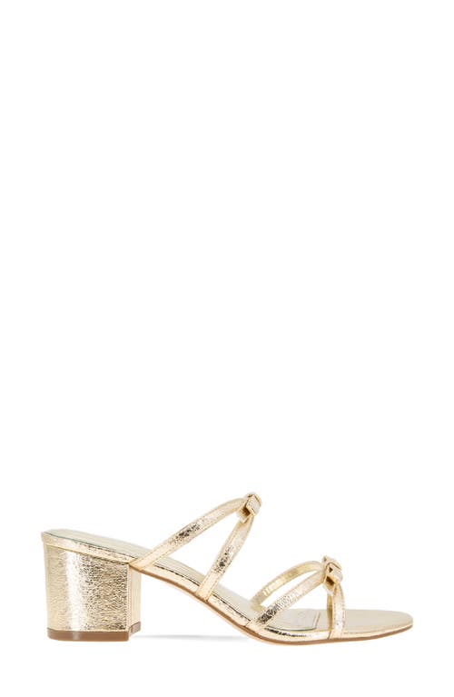 Bcbg Sarina Slide Sandal In Gold