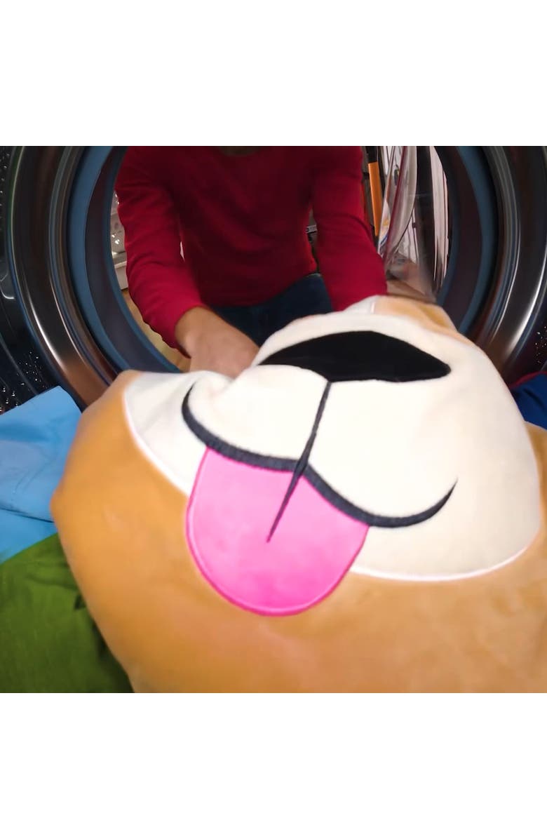 Happy Nappers Biscuit The Beige Dog, Medium, 30x20 Inch Bed Case, Alternate, color, Beige