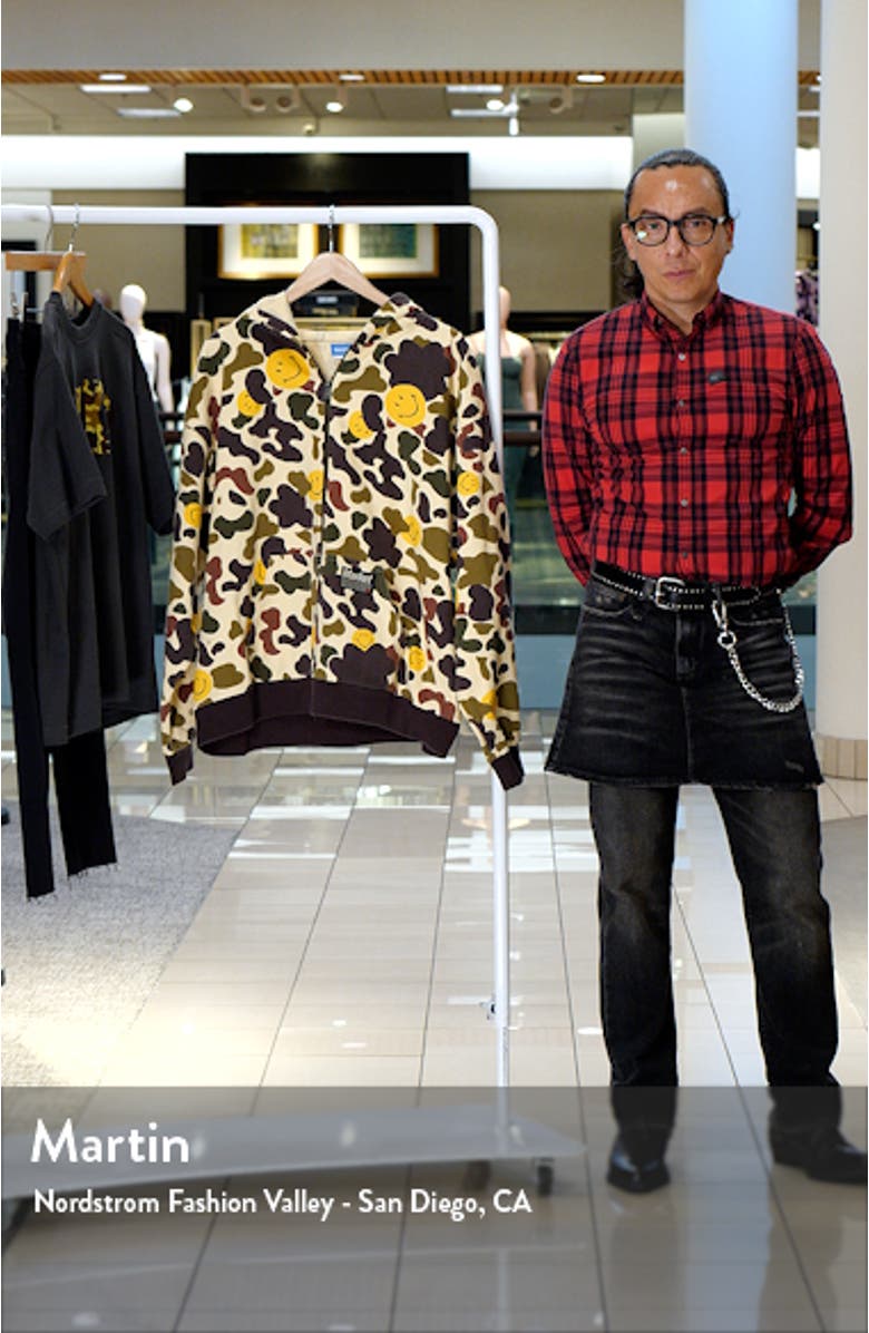 SMILEY<sup
®</sup
Camo Twill Zip Hoodie, sales video thumbnail