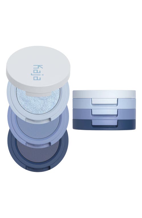 Shop Kaja Eye Bento Eyeshadow Trio In Blueberry Bingsu