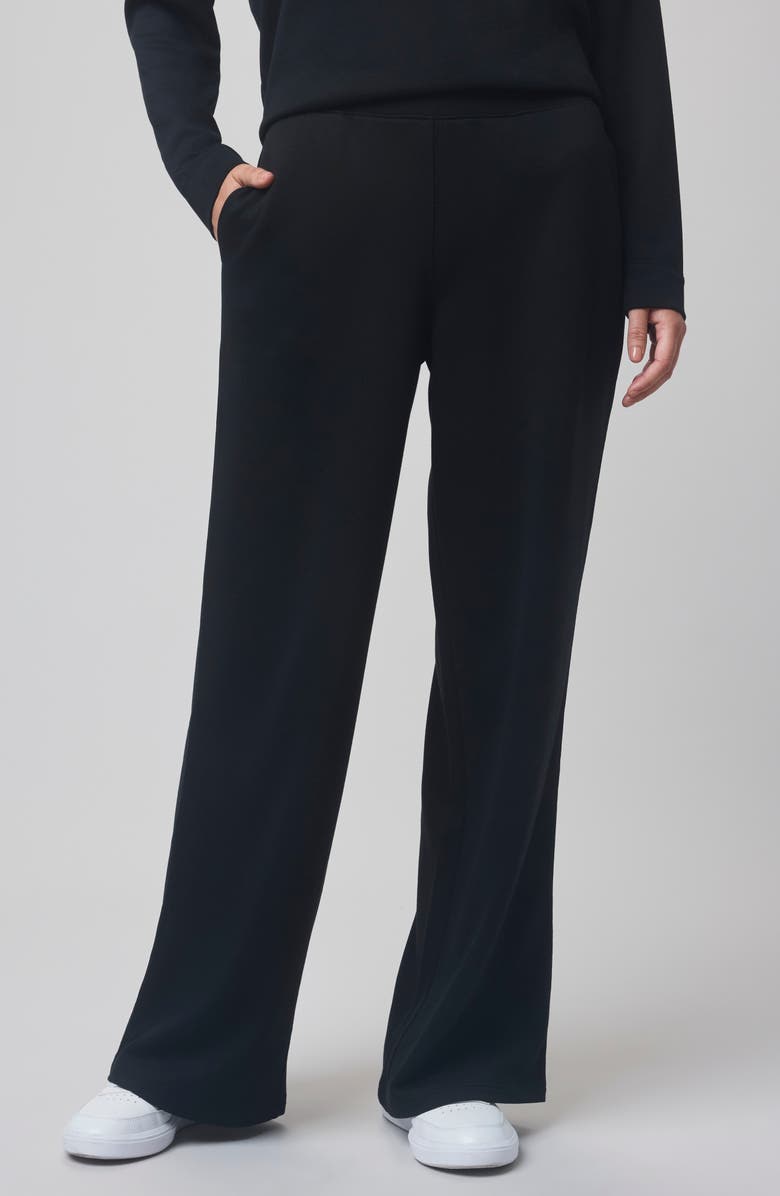Splendid x @cellajaneblog Interlock Pants, Main, color, Black