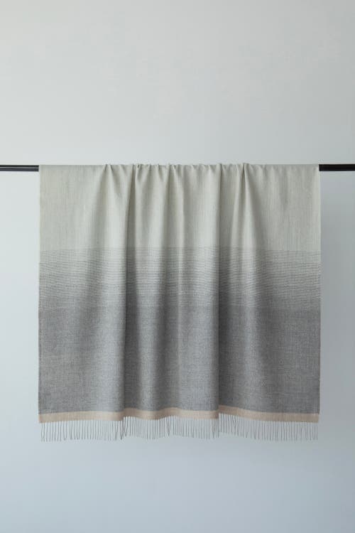Sskein Gradient Weave Throw In Gray
