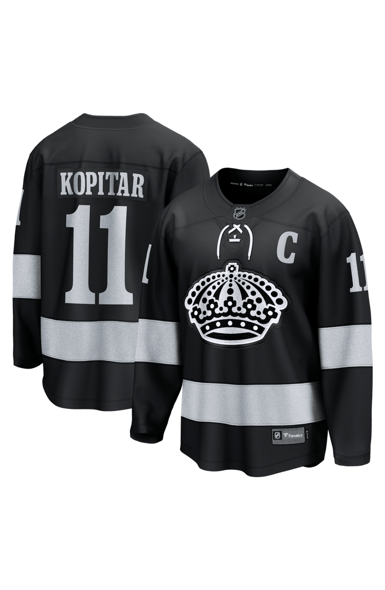 FANATICS Men's Fanatics Anze Kopitar Black Los Angeles Kings Alternate Breakaway Jersey, Main, color, Black