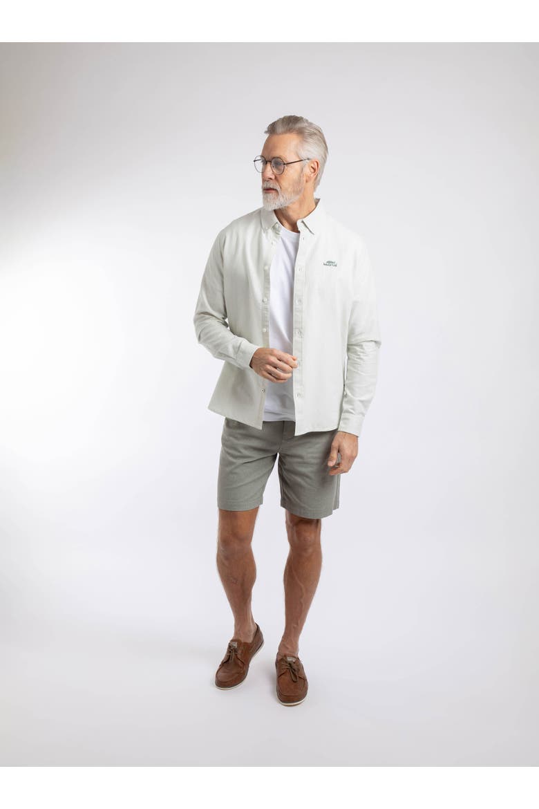 Benedict Button Down Oxford Shirt, Alternate, color, Laurel Green