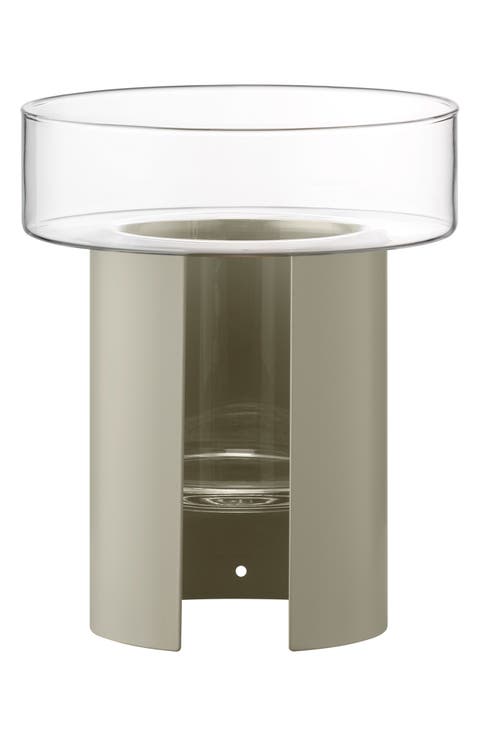 Terrazza Glass & Steel Planter Vase