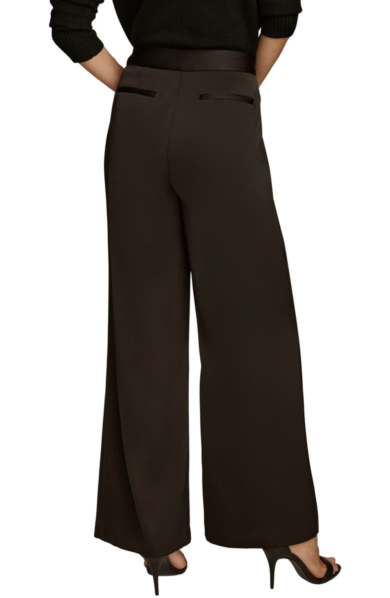 Donna Karan New York Pleated Wide Leg Pants, Alternate, color, 