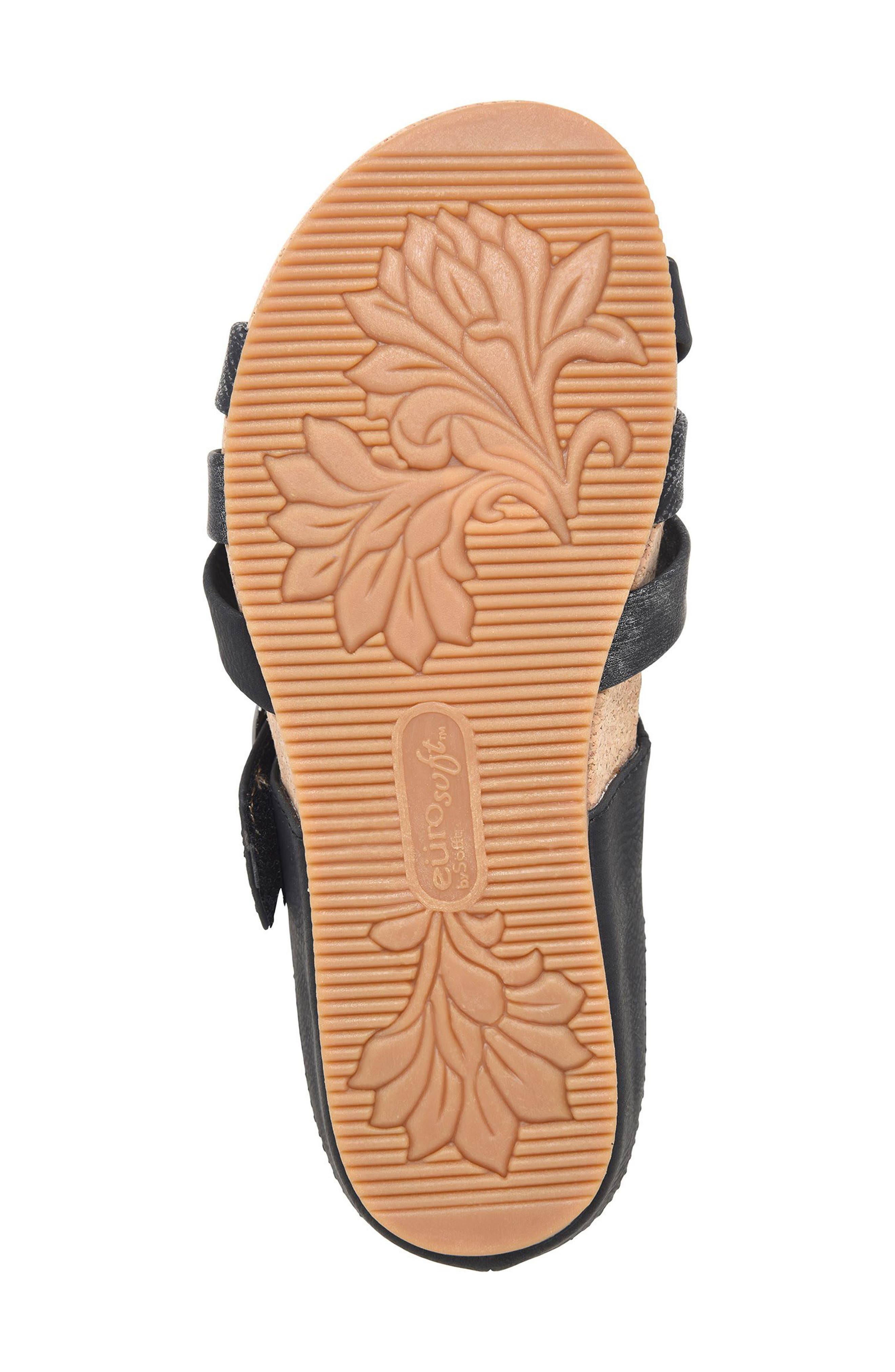 EUROSOFT Genalyn Slide Sandal, Alternate, color, Black