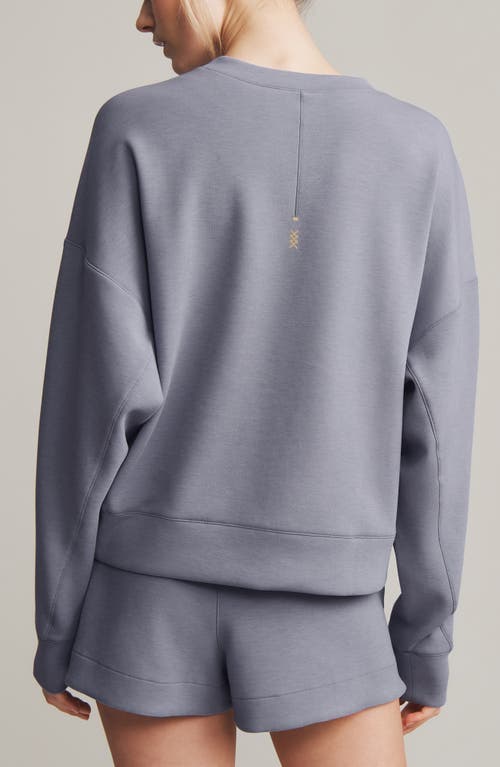 Shop Rhone Dreamglow Oversize Sweatshirt In Grey Silver