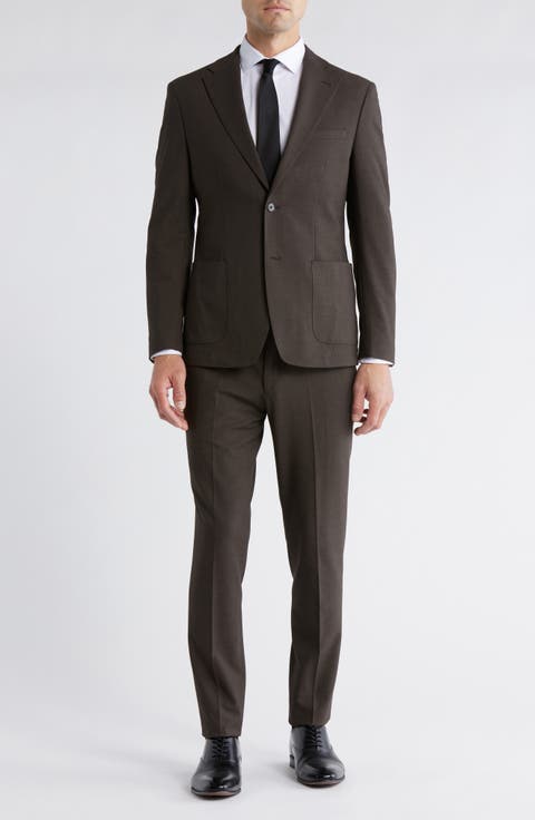 Classic Fit Solid Suit