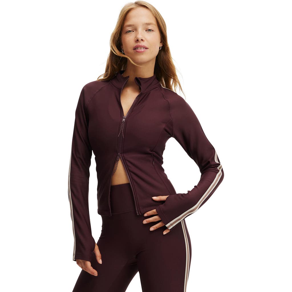 Cotton On Body Active Fleece Lined Jacket In Brown
