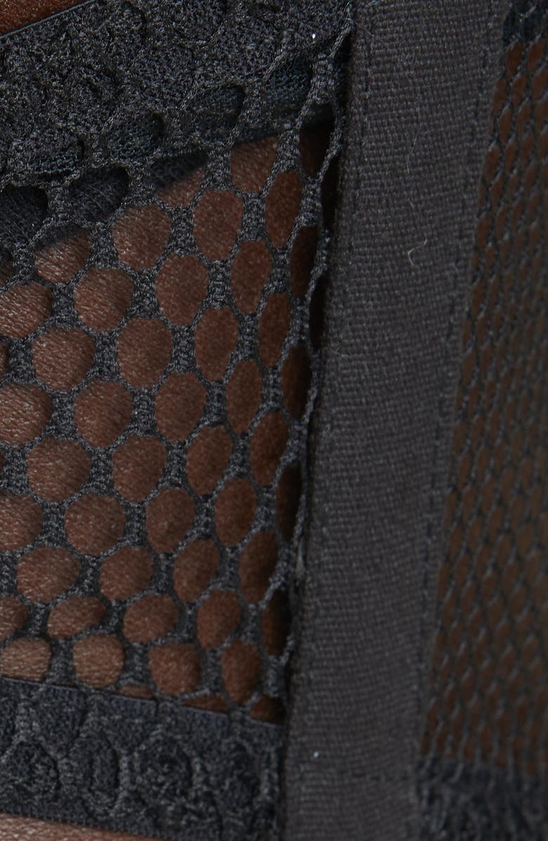 Dion Lee Halter Neck Mesh Bralette Top, Alternate, color,