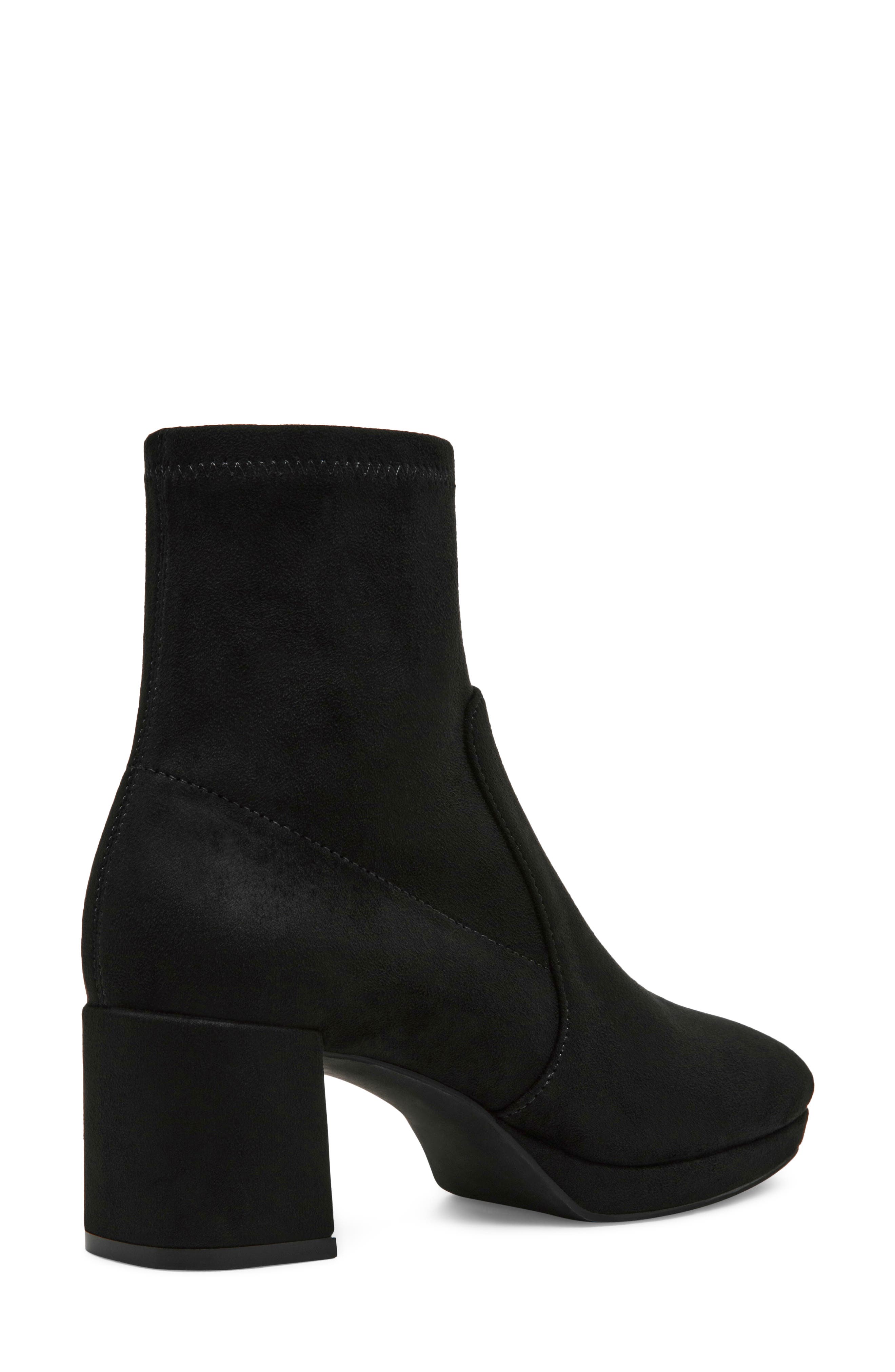 Main Sock Bootie, Alternate, color, BLACK MICRO SUEDE