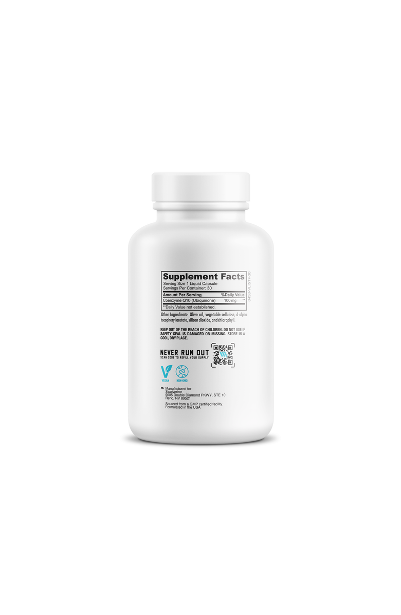 Swolverine CoQ10, Alternate, color, NO COLOR