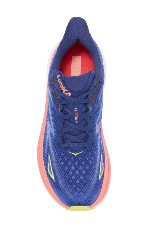 Hoka Clifton 9 Running Shoe In Animal Print