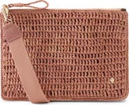 Helen Kaminski Dayani Crochet Raffia Clutch