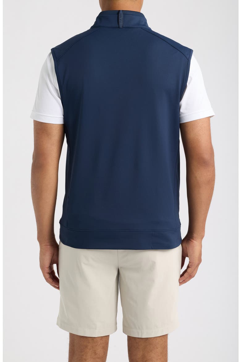 Brushed Back Quarter Zip Tech Vest, Alternate, color, TWILIGHT
