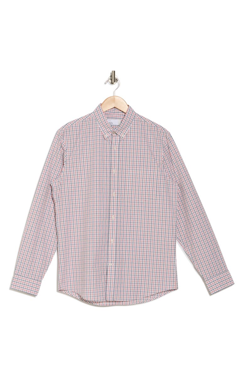 NORDSTROM RACK Washed Poplin Long Sleeve Button-Down Shirt, Main, color,