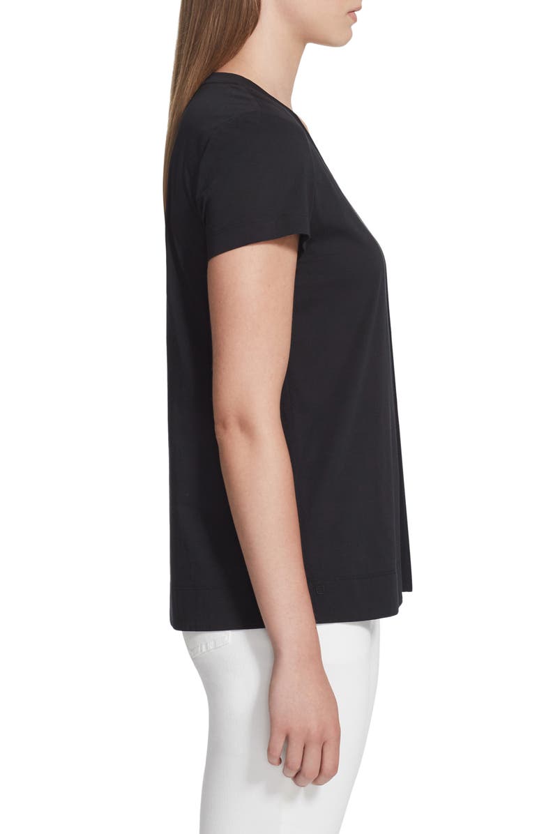 Lafayette 148 New York The Modern V-Neck T-Shirt, Alternate, color, 