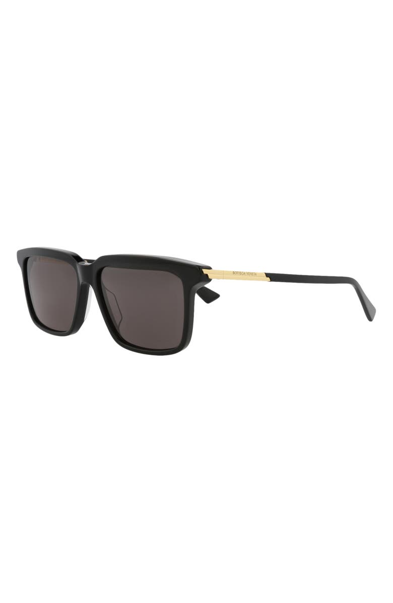 Bottega Veneta 56mm Square Sunglasses, Alternate, color, 