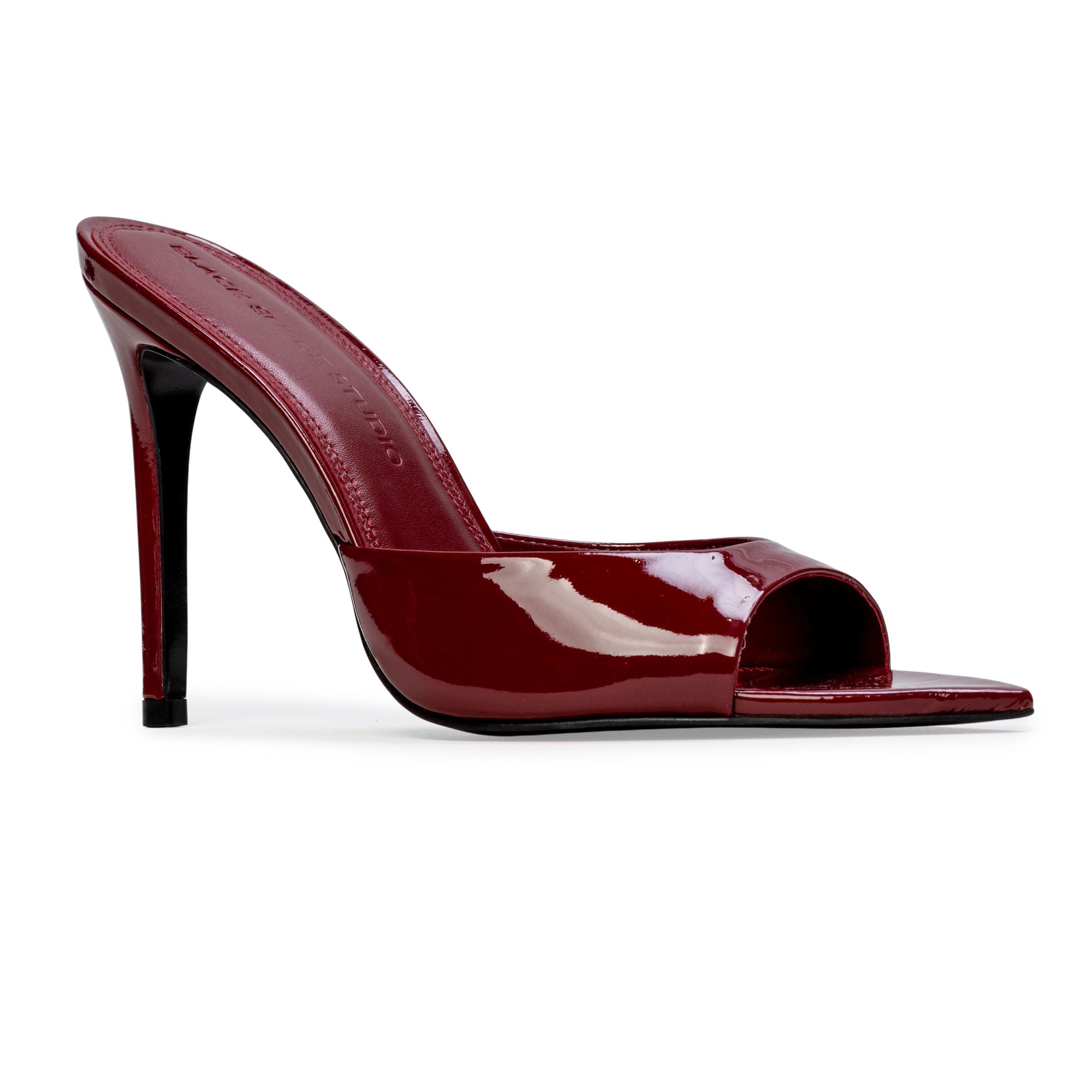 Brea 100 Leather Mule, Alternate, color, Chili Flake Leather
