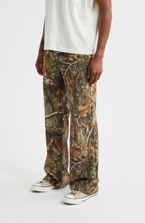 Santo Studio X Realtree Edge Camo Drawstring Pants In White