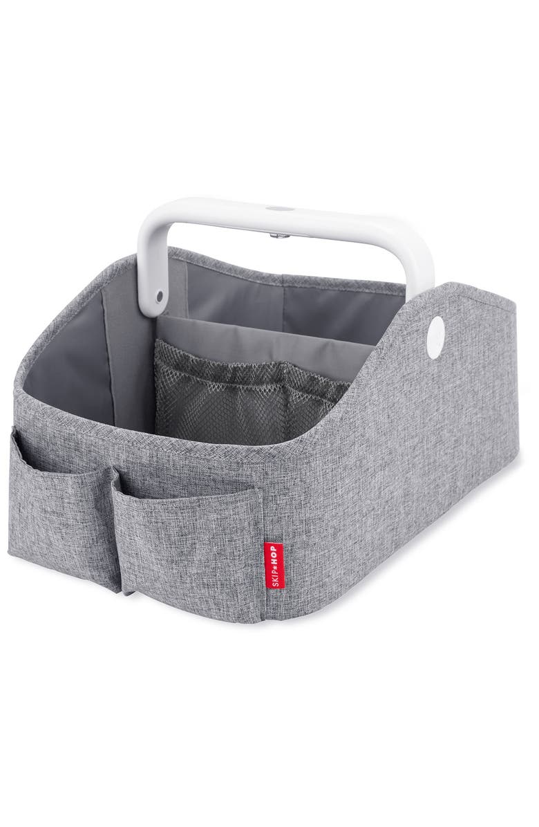 Skip Hop Light Up Diaper Caddy, Main, color, Grey