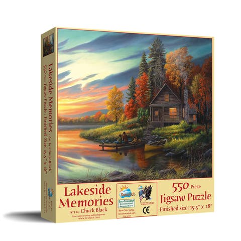 Lakeside Memories 550 piece Jigsaw Puzzle for Adults